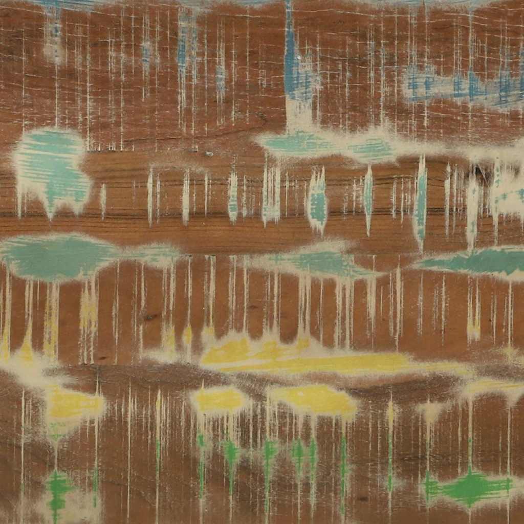 Coffee Table Multicolour 120 x 50 x 38 cm Solid reclaimed wood